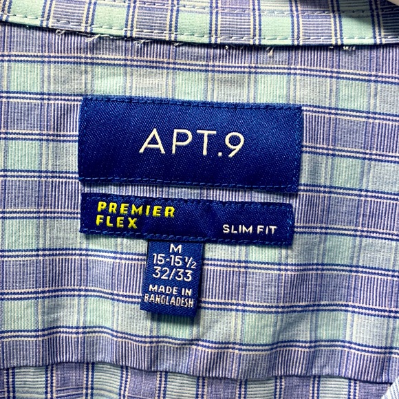 APT.9 Slim-Fit Premier Flex Collar Stretch Dress Shirt - Picture 1 of 3